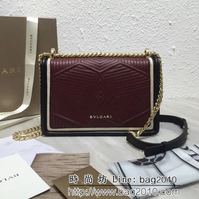 BVLGARI寶格麗 2018專櫃新型蛇頭包 蛇形繡線限定款 Serpenti Forever系列 286628 FYD1068